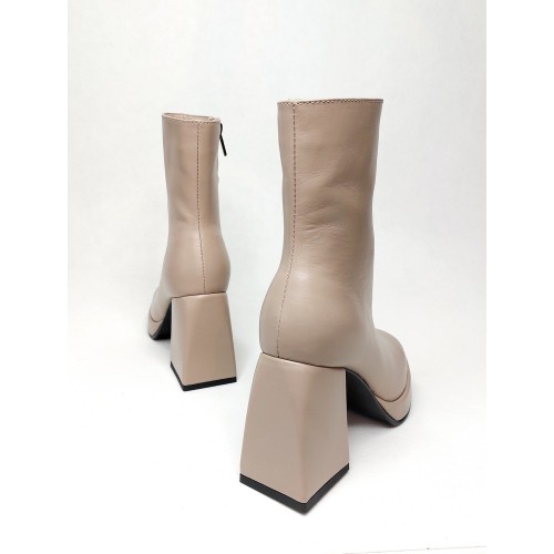 Ботильоны "Виктория" бежевые 2