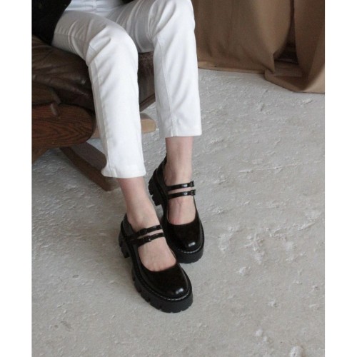 Туфлі Мері Джейн чорні лаковані 2