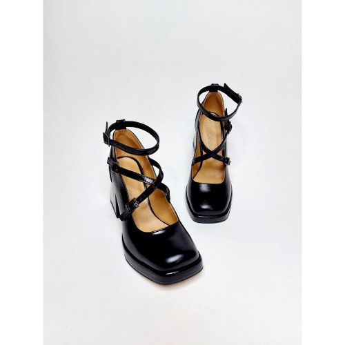 Туфлі Леді Мері чорні 3