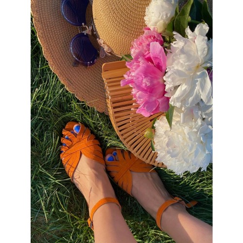 Vintage помаранчеві замша 2