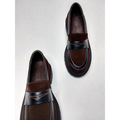 Лофери А-28 шоколад замша 1