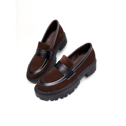 Лофери А-28 шоколад замша 4