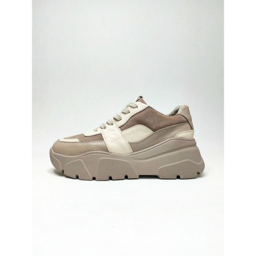 Кроссовки QUEEN бежевые 1