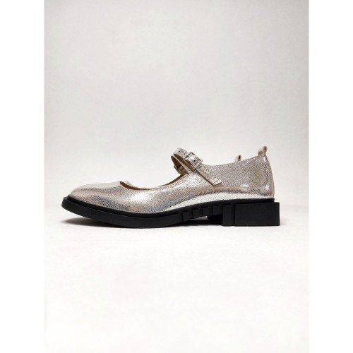 Балетки Мері Джейн срібло 4