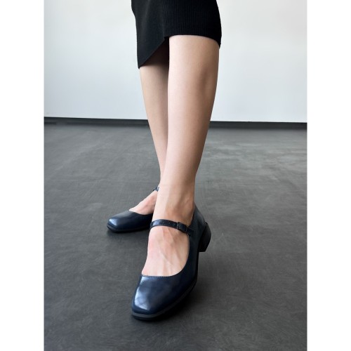 Балетки Мері Джейн сині 3