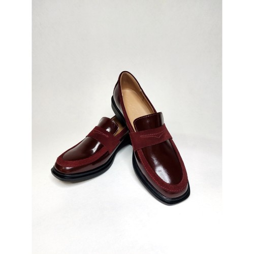 Лофери класичні бургунді 1