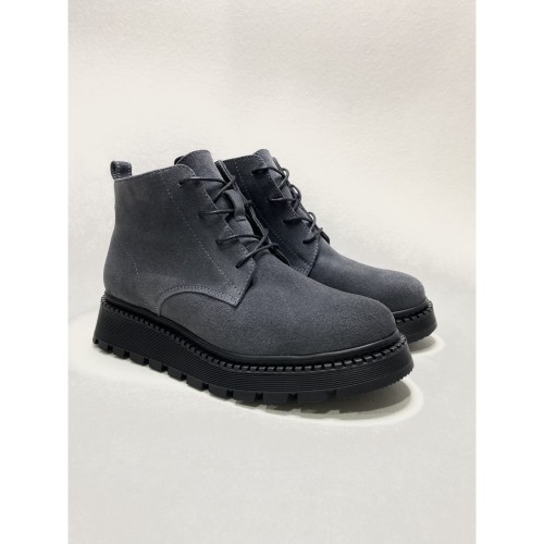 Хайтопи темний шоколад, замша 6