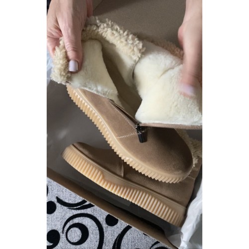 Уггі гірчичні, замша 3