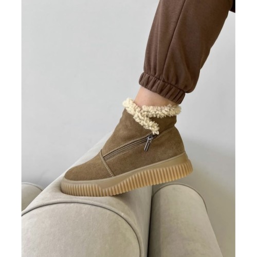 Уггі гірчичні, замша 5