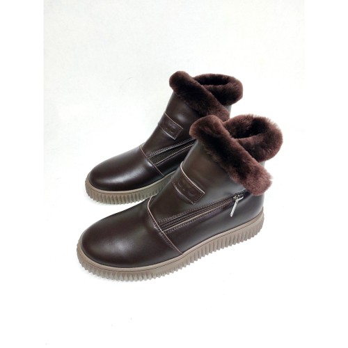 Уггі темний шоколад, гладка шкіра 2