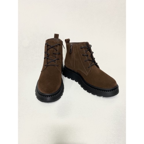 Хайтопи шоколад, замша 2