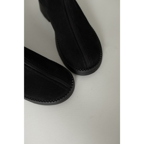 Напівчоботи зі змійками, чорні 3