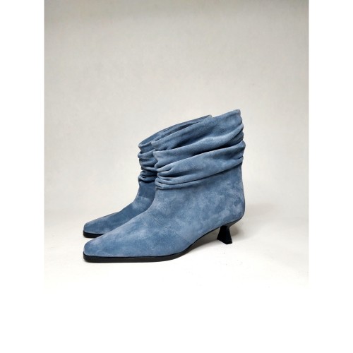 Ботильони Finest, замша Денім 3