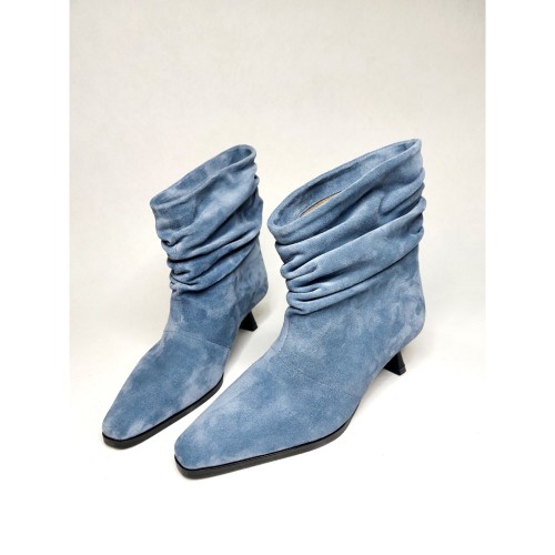 Ботильони Finest, замша Денім 1