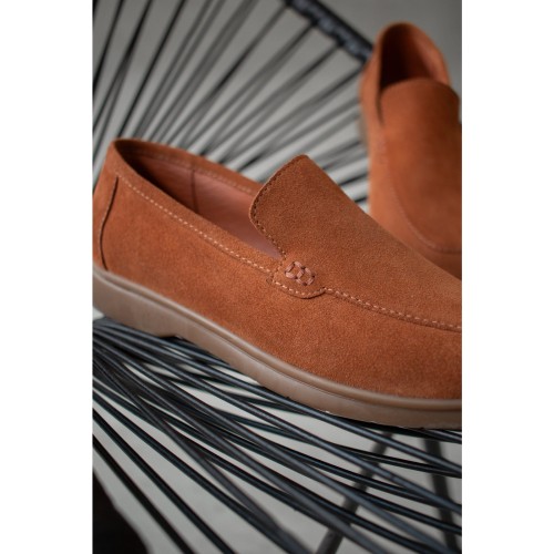 Лофери Лора замша, колір Бренді 2