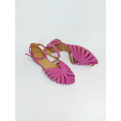 Vintage с пяткой фуксия 2