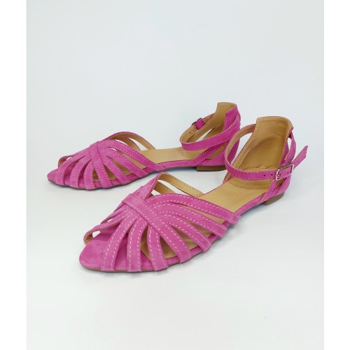 Vintage с пяткой фуксия 3