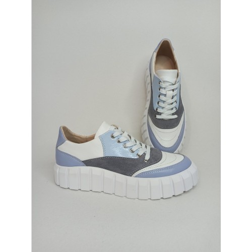 Кеди ЗЕФІР біло-блакитні 2