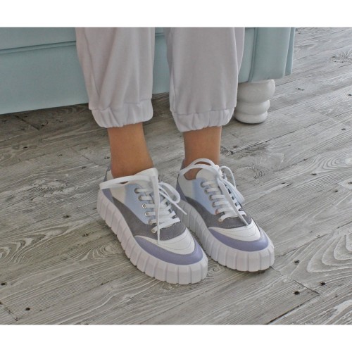 Кеди ЗЕФІР біло-блакитні 4