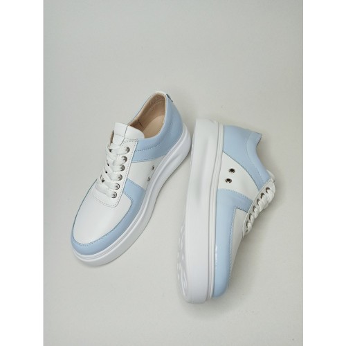 Кеди QUEEN - 15 біло-блакитні 1