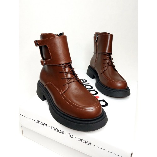 Черевики  Елізабет, карамель 8