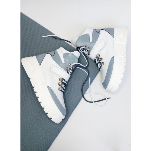 Кросовки зимние А - 28, голубые 5