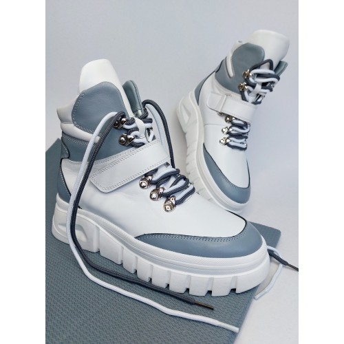 Кросовки зимние А - 28, голубые 4