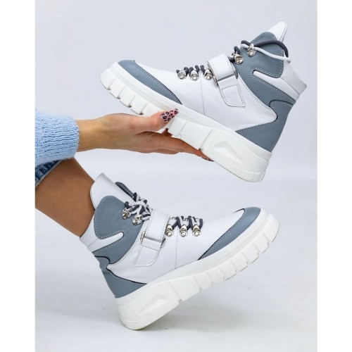 Кросовки зимние А - 28, голубые 1