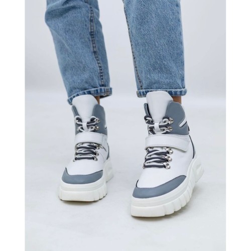 Кросовки зимние А - 28, голубые 3