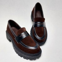 Лофери А-28 шоколад замша