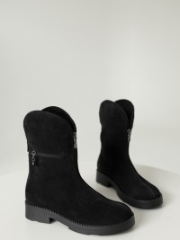 Напівчоботи зі змійками, чорні