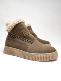 Уггі гірчичні, замша